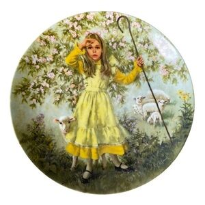 Little Bo Peep Collector Plate Vintage